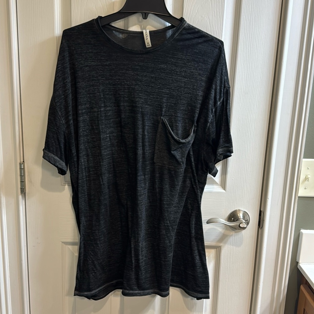 Zenana Acid Wash Pocket Tee